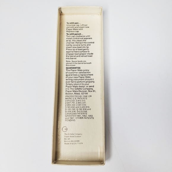 Vintage Paper Mate 'Service Advisor' Chrome 79' Pen Pencil Car Employee Gift Set - Picture 7 of 14